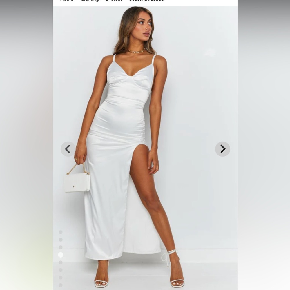 Beginning Boutique - Freesia Formal Dress - White - Picture 3 of 12
